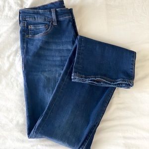 Aeropostale Mid Rise Bootcut Jeans, Size: 10 Long